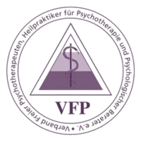 Logo des VFP (Verband Freier Psychotherapeuten, Heilpraktiker für Psychotherapie und Psychologischer Berater e.V.)